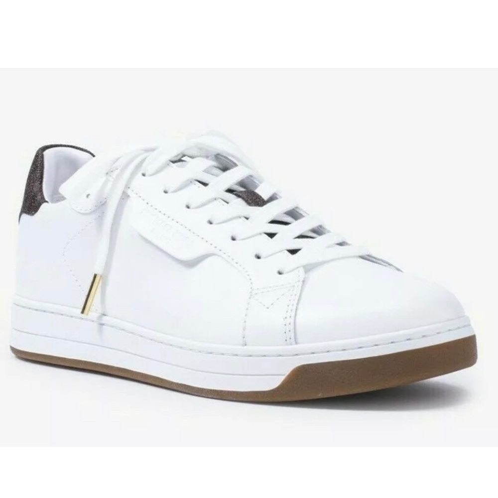 Men's Michael Kors Keating Fashion Sneakers White - Picture 3 of 8